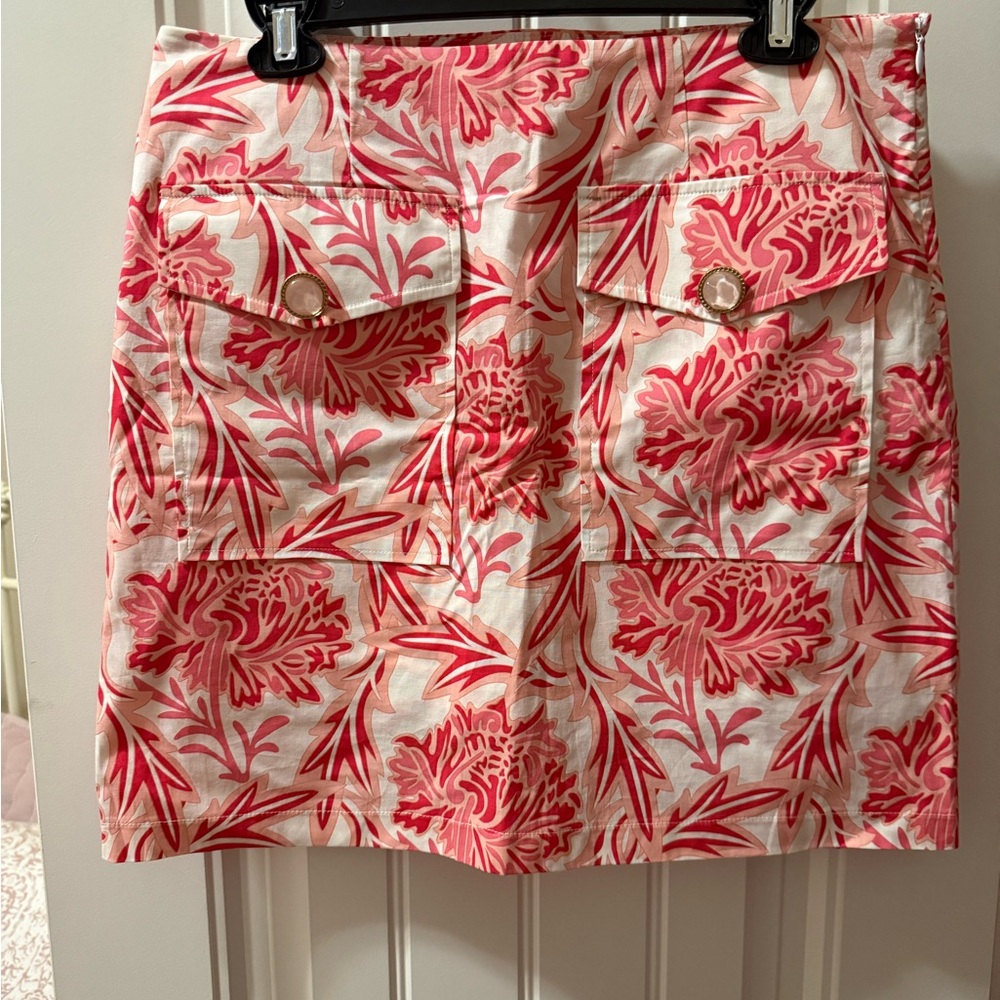 Golftini Floral Pink and White Skort